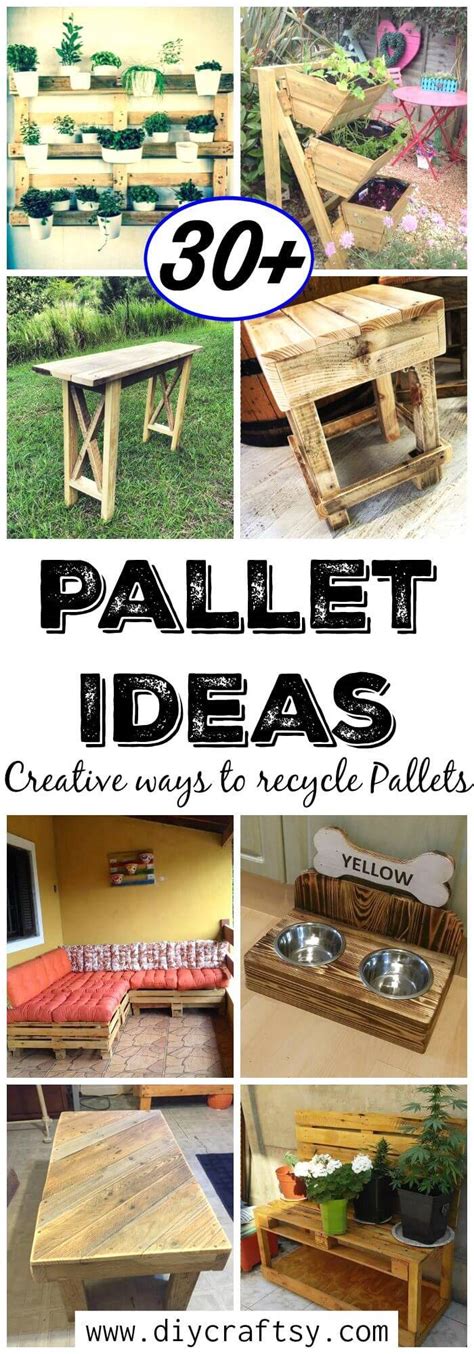 30+ Pallet Ideas - Creative ways to recycle Pallets ⋆ DIY Crafts