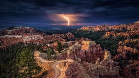 Download Cliff Canyon Utah USA Nature Landscape Bryce Canyon National Park HD Wallpaper