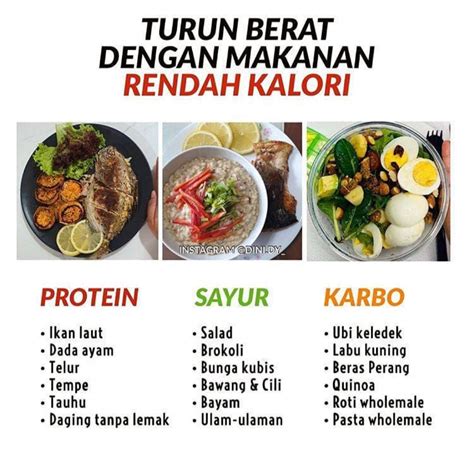 Tips Turun Berat Badan Dengan Makanan Rendah Kalori