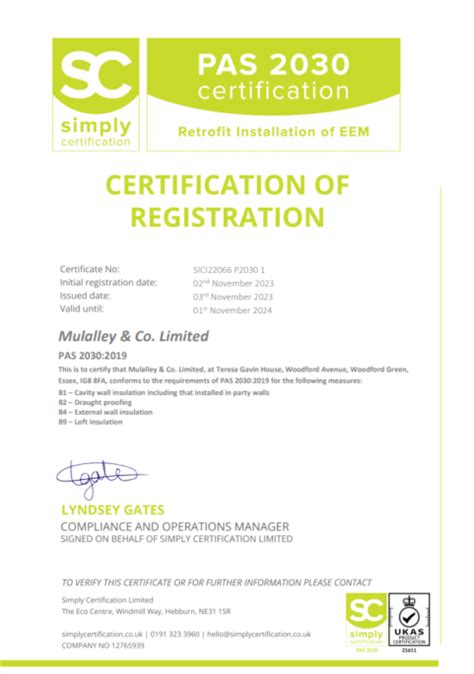 Certification Checker | Mulalley & Co. Limited