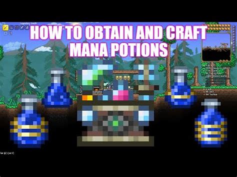 How To Find And Craft All Mana Potions - Terraria Beginner's Guide ...