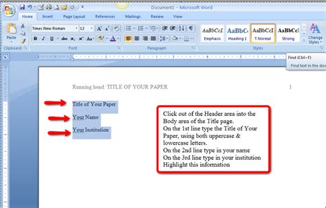 APA Style and Format