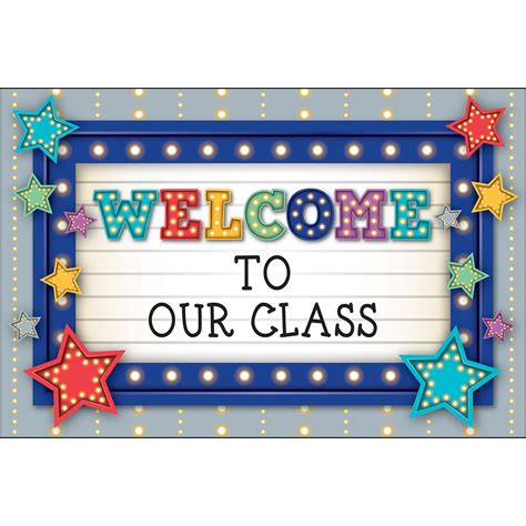 Marquee Welcome Postcards - TCR5486 | Teacher Created Resources