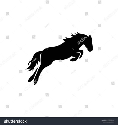 Jumping Horse Logo Iocn Vector Stock Vector (Royalty Free) 1675382050 | Shutterstock