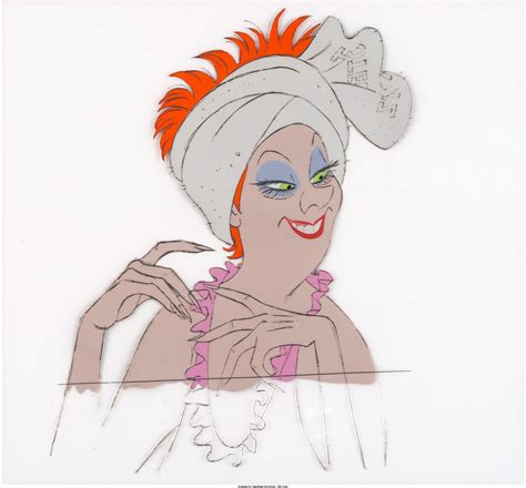 The Rescuers Madame Medusa Production Cel (Walt Disney, 1977).. | Madame medusa, Disney art, Cel