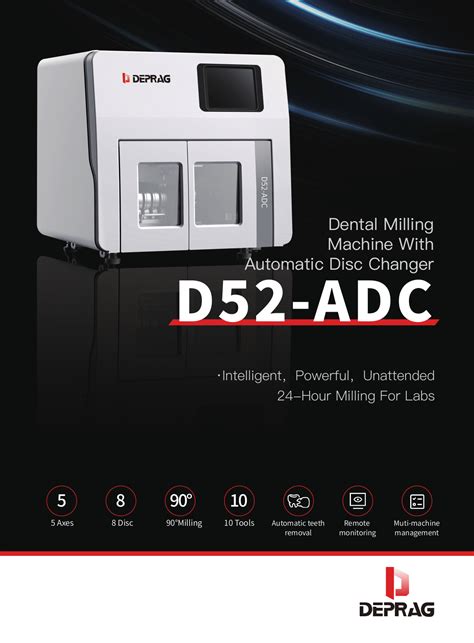 DEPRAG D52-ADC Digital Milling Machine User Manual