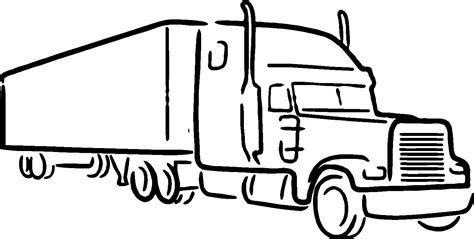 Truck Outline - ClipArt Best