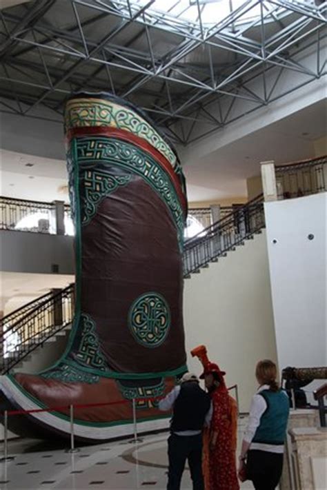 giant boot inside museum - Picture of Genghis Khan Statue Complex, Ulaanbaatar - TripAdvisor