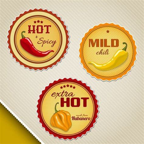 28 Hot Sauce Label Template in 2020 (With images) | Stuffed peppers, Food printables, Vector food