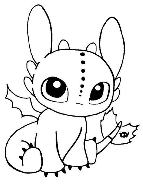 Dibujos de Toothless para colorear e imprimir– ColoringOnly.Com