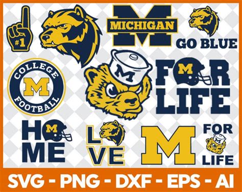 Michigan Wolverines SVG,SVG Files For Silhouette, Files For Cricut, SVG ...