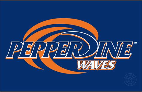 Pepperdine Waves Primary Dark Logo - NCAA Division I (n-r) (NCAA n-r ...