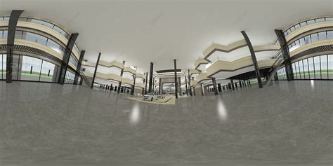 Hdr Auto Mall Map Rendering Panorama Background, Automobile Display Renderings, Effect Drawing ...