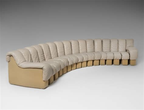 De Sede DS 600 'Non Stop' Sectional sofa in Beige Leather | #139142