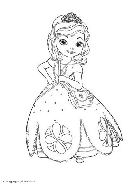 Sofia coloring pages to print || COLORING-PAGES-PRINTABLE.COM