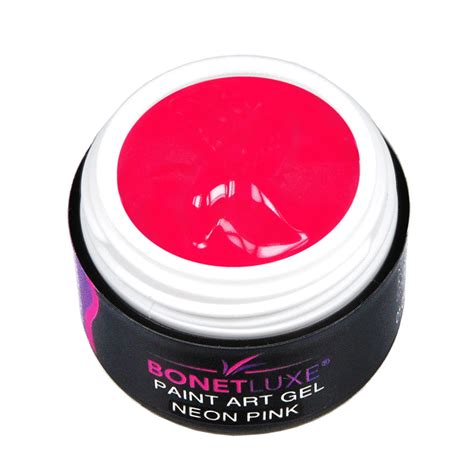 Bonetluxe Paint Art Gel Neon Pink rose