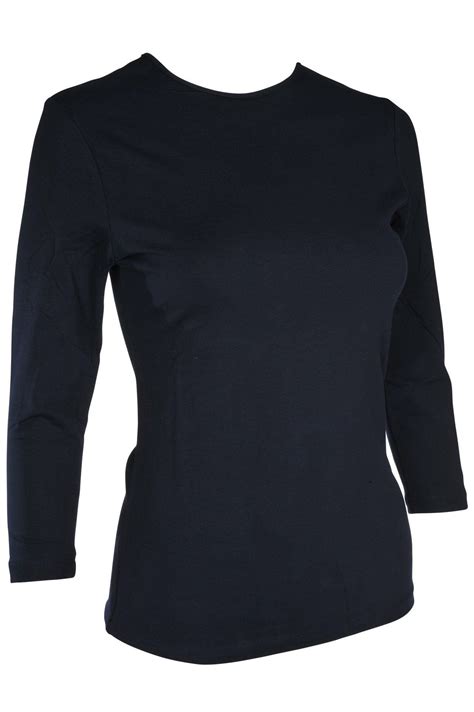 Junees Original 3/4 Sleeve - Junees - 1 | Tops, Layered tops, Navy tops