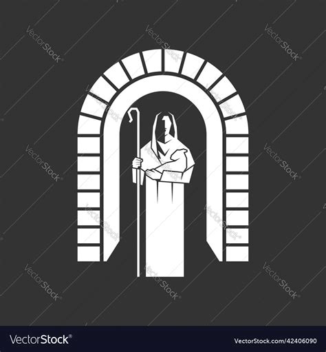 Christian church logo Royalty Free Vector Image