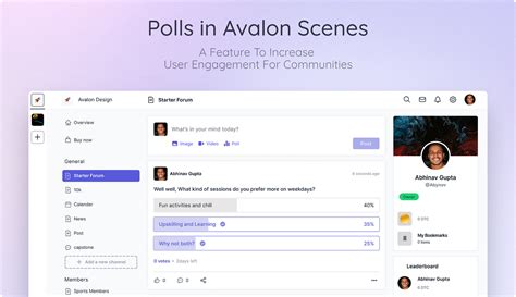 Designing a poll feature for Avalon Scenes | by Tanvi Sharma | Muzli ...