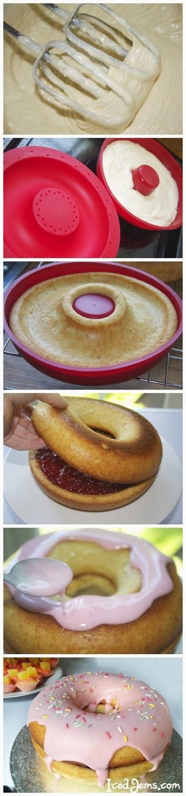 GIANT DONUT CAKE RECIPE - Recipeez Blog