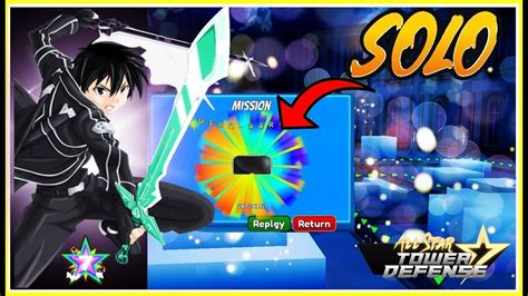 SOLANDO RAID KIRITO 7 STAR (CRAFIT ITEN FREE) ALL STAR TOWER DEFENSE - ROBLOX - YouTube