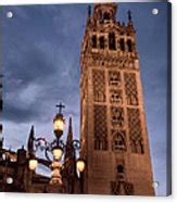 La Giralda Night Photograph by Joan Carroll - Fine Art America