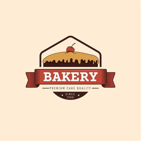 Bakery Design For Logo With Cake | Bakery design, Cake logo, Dessert logo