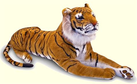 Big Plush Bengal Tiger Stuffed Animal