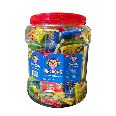 Hilal Dingdong Bubble Gum Mega Jar 252pcs X 1Pk – Pak National Foods ...