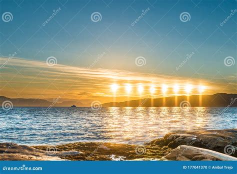 Midnight Sun In Norway Royalty-Free Stock Photo | CartoonDealer.com #15734241