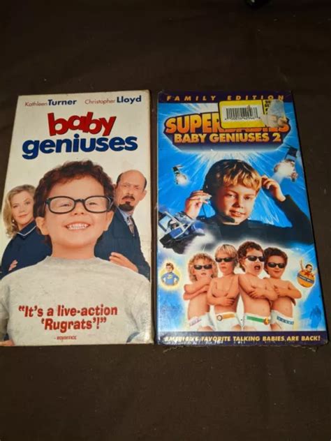 VHS BABY Genius Lot 1 & 2 $8.99 - PicClick