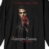 The Vampire Diaries It's Good To Want Things Juniors Black Long Sleeve Shirt-xxl : Target