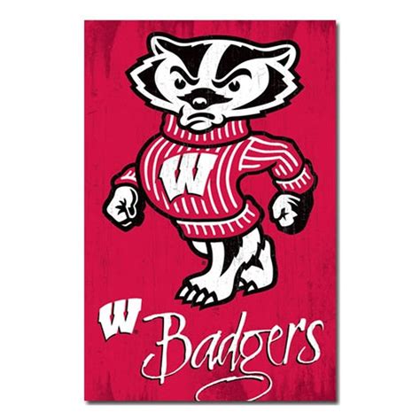 University Of Wisconsin Badgers Logo drawing free image download