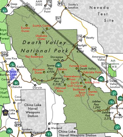 Southern California Regional Rocks and Roads - Death Valley Geology