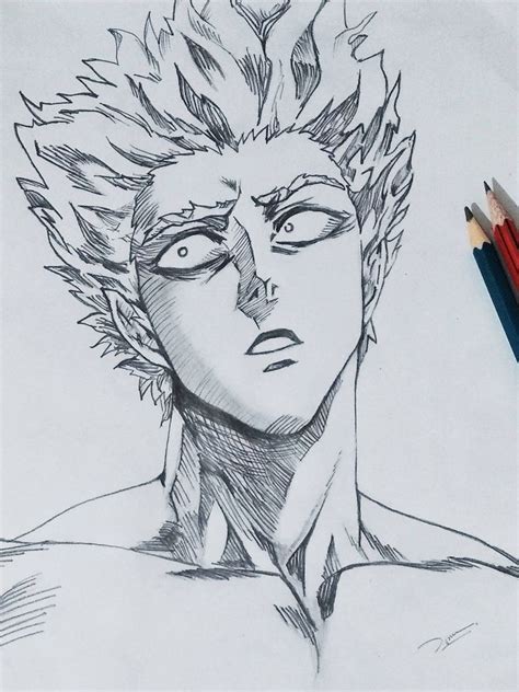 [No Spoilers] This Garou sketch I drew a few months ago. : OnePunchMan ...