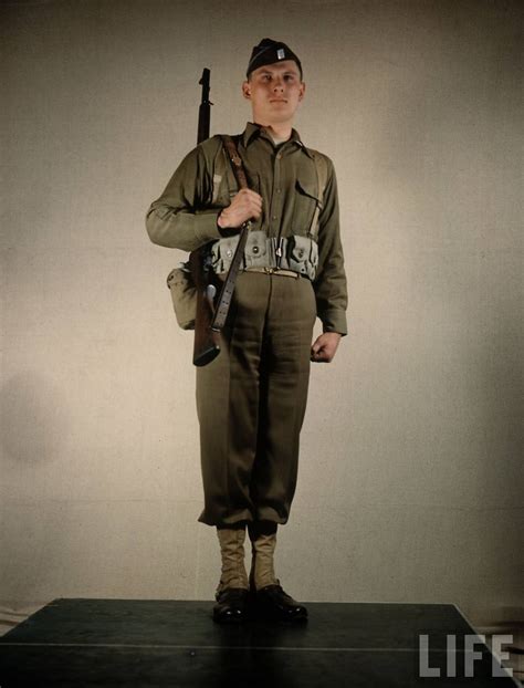 Amazing Color Photos That Show U.S Army Uniforms in World War II ~ vintage everyday