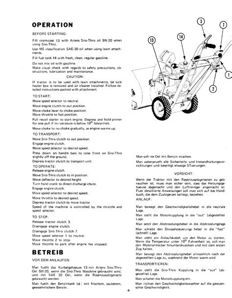 Ariens Snow Blower 910995 - 000001 User's Manual | Page 4 - Free PDF Download (9 Pages)