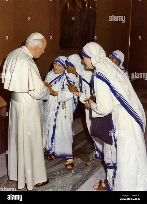 Mother Teresa And Pope John Paul Ii