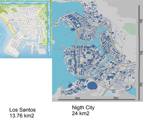 36+ Cyberpunk 2077 Map Size Comparison Images