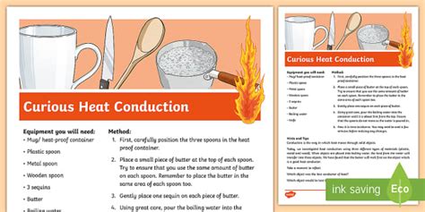 Conducting Heat Experiment - Physical Sciences - Ages 5-12