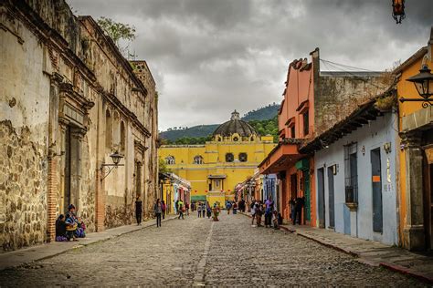 Streets of Antigua Guatemala - Guatemala. Photograph by Totto Ponce