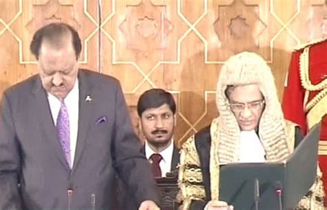 Justice Saqib Nisar takes oath as 25th chief justice of Pakistan - SUCH TV