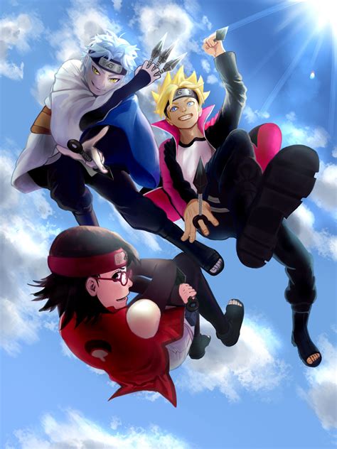 Dessin Boruto Sarada Mitsuki Wallpaper 4k Anime 1920x1080 - IMAGESEE