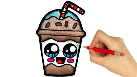 Milkshake Drawing Realistic You might never believe that you can draw the realistic drawing ...