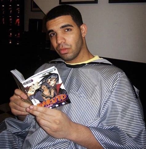 Drake reading naruto | Drake Reading A Book | Know Your Meme