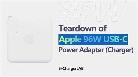 Teardown of Apple 96W USB-C Power Adapter (Charger) - Chargerlab