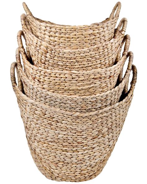 Rue La La - Boutiques | Water hyacinth, Basket, Basket sets