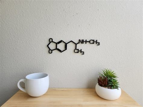 DINOZOZO MDMA Molecule Science Art Chemistry Art Custom Metal Signs ...