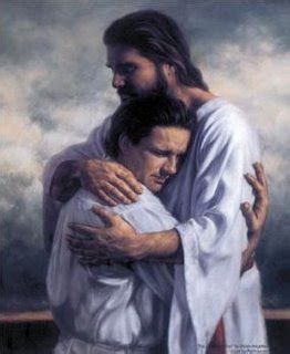 When I hug people I make room for the Holy Spirit