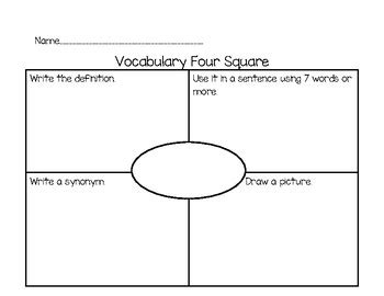 017 third grade science vocabulary words with definitions printable ...